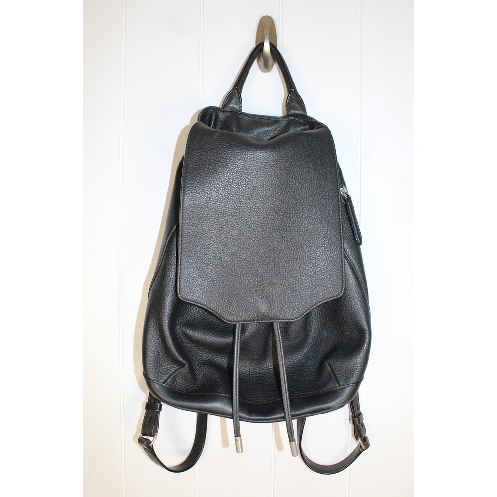 Rag & Bone Pilot Backpack in Black Pebbled Leather - Picture 4 of 10